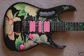 It is a signature model produced for american guitarist steve vai. Music Instrument Ibanez Jem Floral Pattern