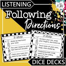 Use This Listening Comprehension Activity To Teach Students How To Follow 2 Step 3 Step A Speech Therapy Games Following Directions Speech Therapy Activities