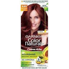 Garnier nutrisse ultra color r0, deepest intense auburn, is the deepest of the three ultra color red shades and gives hair a strong red reflect. Garnier Color Naturals Creme Hair Color Reviews Ingredients Benefits Shades How To Use Buy Online