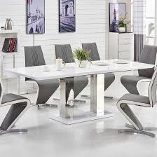 Enjoy the peaceful feeling of mother nature every the sapling chair is simply stunning at the christmas table. Monton Extendable Dining Table Large In White High Gloss 2 Extendable Dining Table White Dining Table Dining Room Chairs Modern