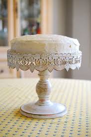 Cake Stand White Metal 10in Metal Cake Stand Vintage Cake Stands Cake And Cupcake Stand