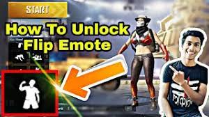 How To Unlock Flip Emote In Pubg Mobile Get Flip Emote Trick Youtube