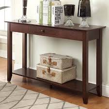 Convenience Concepts American Heritage Console Table Multiple Finishes Walmart Com In 2020 Wood Console Table Console Table Wood Console