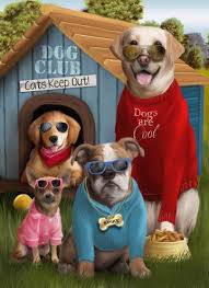 Dogs Are Cool By Tom Wood Hayvanlar Decoupage Ve Hayvan