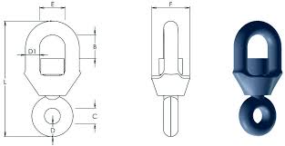 Grade U2 U3 Stud Link Anchor Chain Chain Swivel Grade