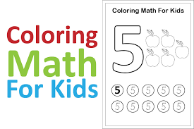 Math games for kindergarten can make learning more fun and engaging. Coloring Math For Kids Kindergarten 5 Graphic By Studioisamu Creative Fabrica