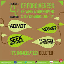Four Conditions Islamic Quotes Forgiveness Quotes
