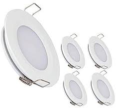 Amazon Com Acegoo Rv Boat Recessed Ceiling Light 4 Pack Super Slim Led Panel Light Dc 12v 3w Full Alu In 2020 Recessed Ceiling Lights Led Panel Light Recessed Ceiling
