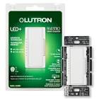 Maestro LED+ Dimmer Switch for Dimmable LED/Halogen/Incandescent Bulbs, Single-Pole or 3-Way, White MACL-153MR-WH-C Lutron