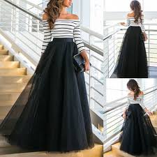 6 Layers Women Off Shoulder Tutu Tulle Dress Na01 Girls Tulle Skirt Tutu Skirt Women Tulle Long Skirt