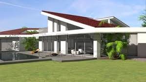 Maison Contemporaine De 170 M2 De Plain Pied En C Avec Une Toiture En Tuiles Noires Et Sejour Dep Plan Maison Architecte Maison Architecte Maison Contemporaine