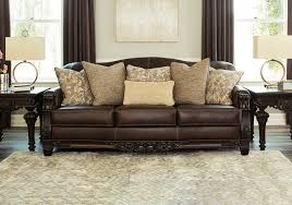 But if you're not the kind of person that likes to cuddle with throw pillow while binging on netflix series, it's totally fine to go with cheaper options. Embrook Chocolate Sofa Cincinnati Overstock Warehouse