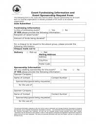 Blank Sponsor Form Template Free Awesome 032 Sponsorship Proposal Templates Excel Pdfats Even Event Sponsorship Donation Request Form Sponsorship Form Template
