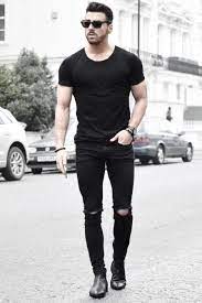 Jeansgrößen werden mit zwei zahlen angegeben. What To Wear With Masculine Black Jeans Outfits Style Ideas For Men Jeans Outfit Men Black Jeans Men Black Shirt Outfits