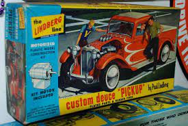 Lindberg Custom Deuce Pickup Motorized Model Kit Car Model Plastic Model Cars Model Cars Kits