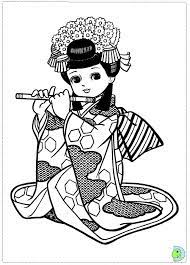 Tons of free drawings to color in our collection of printable coloring pages! Japanese Girl Coloring Page Coloring Pages Japanese Drawings Coloring Books