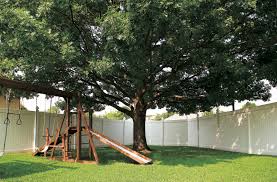 Vinyl fence panels cost white vinyl privacy fence surrounding a small backyard). Vinyl Fencing Railing Manufacturer Ply Gem