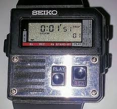 Seiko M516 4009 Chrono Rare Vintage 80s Ghostbusters Watch Mint Black Digital Seiko Chrono Digital