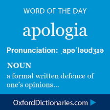 Word Of The Day Apologia Copywriting Grammar Spelling Oxforddictionaries Www Writestuff Fi Word Definitions Words Cool Words
