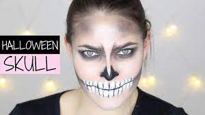 Like us for a daily dose of halloween make up inspirations for business inquiries, please. Last Minute Halloween Skull Makeup Skelett Schminken Pia Pietsch Youtube