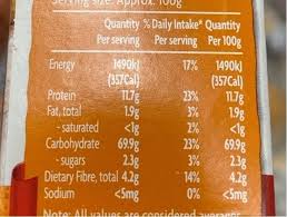 Please use this information for comparison purposes and consult a health professional for nutrition guidance as needed. Couscous Coles 500 G