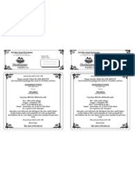 Download contoh surat keterangan pengalaman kerja doc. Undangan Kenduri Nikah Contoh Undangan Pernikahan Undangan Undangan Pernikahan