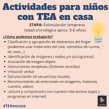De habilidades sociales para niños con tea (autismo). Actividades Para Ninos Con Tea En Casa Teaencasa 1 Auticmo Todas Las Posibilidades De La Tecnologia A Tu Alcance