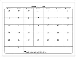 Calendario Marzo 2019 67ld Michel Zbinden It