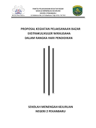 Proposal Kegiatan Pelaksanaan Bazar
