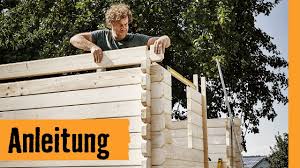 Blockbohlenhaus Aufbauen Hornbach Meisterschmiede Youtube