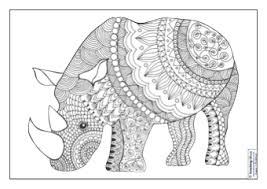 Realistic jungle animals coloring pages image information: Mindfulness Colouring Images Animals Teaching Ideas