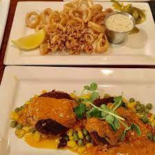 Ig @tacosloscholos established in 2019. Shrimp And Fish Tacos With Kale Caesar Salad Picture Of Gigi S Southern Table State College Tripadvisor