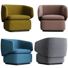 76 cm w x 79 cm d x 74 cm h. Crescent Swivel Chair Westelm 3d Model 3d Model Max Obj