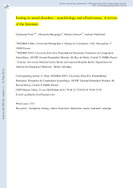 Metabolic Effects Of Fasting Research Papers Academia Edu