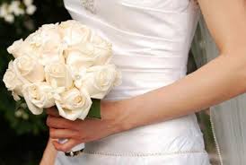 White Rose Posy Bouquet Combined With Staphanotis White Rose Bridal Bouquet White Bridal Bouquet Rose Bridesmaid Bouquet