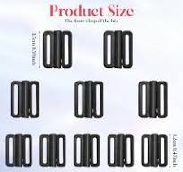 Amazon.com: UPSTORE 10Pcs Black Plastic Buckles Front ...