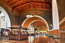 Los angeles union station (or laus) — a major passenger rail terminal and transit station in los angeles, california. Inside Los Angeles Union Station Photograph By Richard Cheski