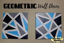 In this post, we give you ideas and designs for incorporating blue wall paint in your home interiors. Geometric Wall Decor Using Painters Tape