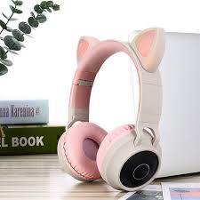 Cat Ear Wireless Headphone In 2020 In Ear Headphones Wireless Headphones Headphones