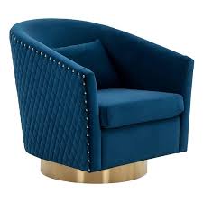 ( 4.3 ) out of 5 stars 12 ratings , based on 12 reviews current price $229.99 $ 229. Safavieh Accent Chairs Clara Sfv4702k Quilted Swivel Tub Chair Navy Swivel From Alliance Furnishings
