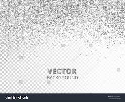 Falling Glitter Confetti Vector Silver Dust Isolated On Transparent Background Sparkling Glit Christmas Advertising Design Happy New Year Vector Party Poster