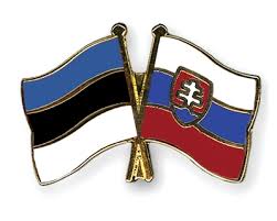 Slovakia's flag in its current form (but with another coat of arms on it or without any arms) can be dated back to the revolutionary year 1848citation needed (see: Crossed Flag Pins Estonia Slovakia Flags