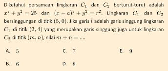 Sehingga pencerminan tegak terhadap soal tersebut hasilnya adalah poin b. Matematika Zone Id Simak Ui 2019 Pembahasan Https Www Matematikazone Id 2020 09 Sbmptn Zone Lingkaran Html 6 Mau Tanya Soal Matematika Gabung Ke Grup Telegram Https T Me Matematikazoneidgrup Facebook