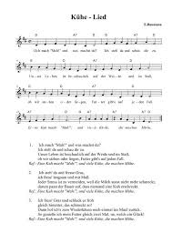 Kuhelied Kindergarten Lieder Kinderlieder Kinder Lied