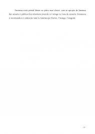 Ca specie este un mic poem pastoral, in genul idilei clasice. Proiect Diversitatea Stilistica Tematica Si De Viziune In Opera Marilor Clasici 155582 Graduo