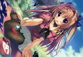 Most of the painting are. Hd Wallpaper Anime Girl Picnic Sausage Bento Representation Art And Craft Wallpaper Flare