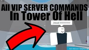 Many roblox users in the united states and the united kingdom are always searching for ways to get free digital money. Tower Of Hell Commands Vip Server Roblox August 2021