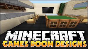 Some savvy guys also emphasize their party atmosphere by including a full bar complete with classy stools and a marble counter. Minecraft Games Room Designs Ideas Youtube