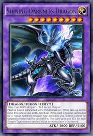 Shining Darkness Dragon Yugioh Dragon Cards Custom Yugioh Cards Yugioh Cards