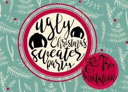 Ugly Christmas Sweater Party Ideas Free Invitations The Diy Lighthouse Design your ugly sweater party invitations at zazzle today! ugly christmas sweater party ideas